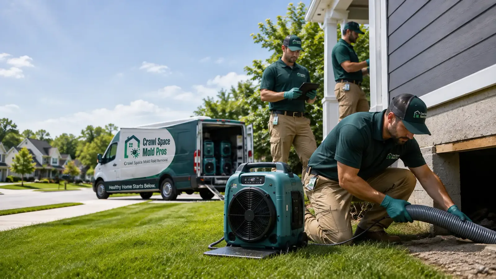 Crawl Space Mold Removal in Oceano, CA